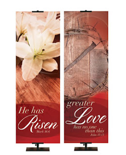 Passion of Christ Easter Banners For Church