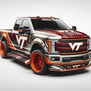 Virginia Tech Hokies Truck