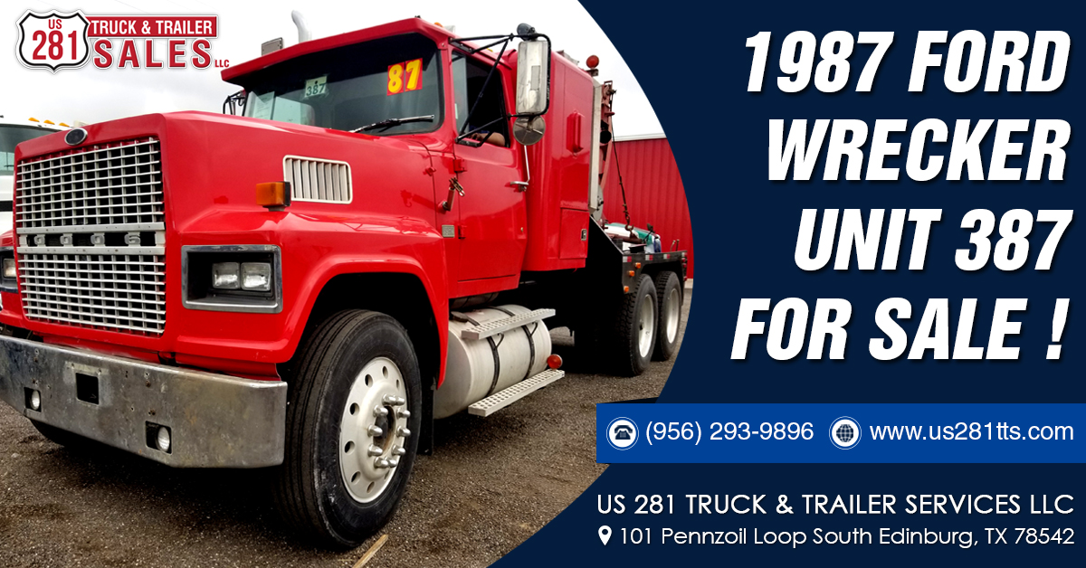 1987 Ford LTL 9000 Wrecker Tow Truck For Sale