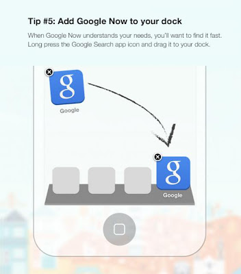 Google Tip 5 - Add Google Now To Your Dock