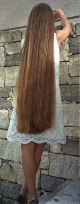 Alina very long hair The Long Hair Site