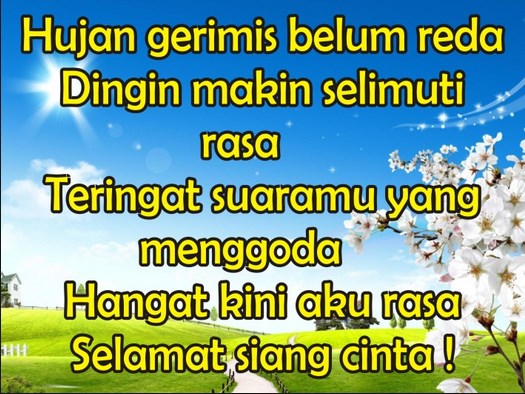  Kata  Ucapan Selamat  Pagi  untuk Pacar  Tersayang