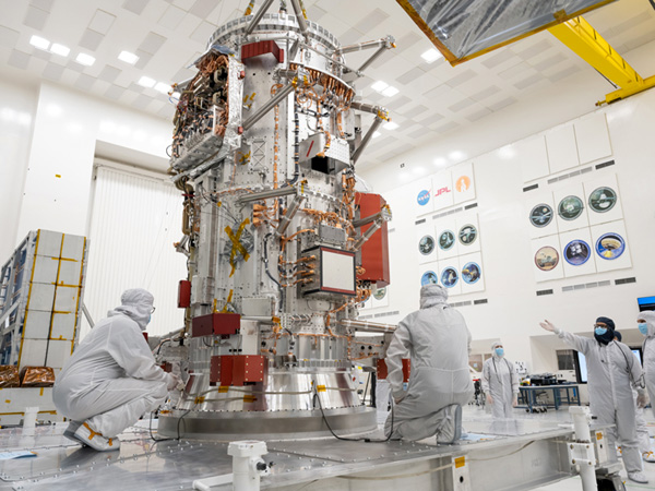 The Europa Clipper is ready to resume construction after being relocated to the Spacecraft Assembly Facility's High Bay 1 at NASA's Jet Propulsion Laboratory near Pasadena, California...as of August 15, 2022.