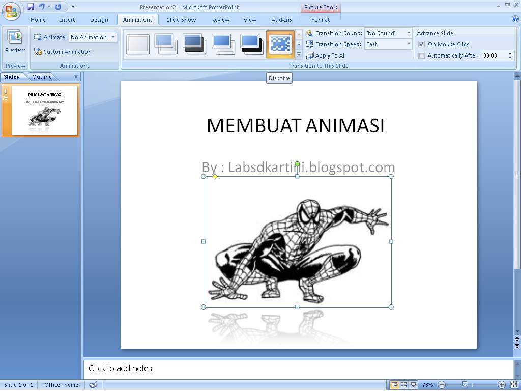 Cara Membuat Animasi Microsoft Power Point Everson Yunus1