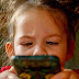 Children with smartphones