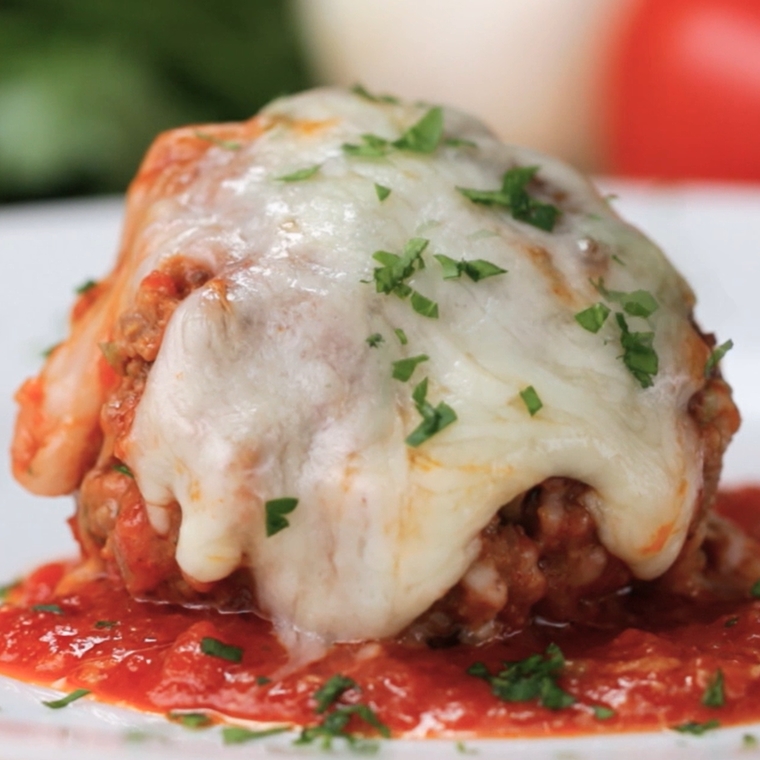 Cheesy Meatball Bake Recipe