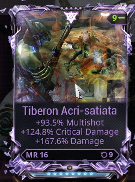 Ackbar S Tenno Report Review Tiberon Prime U27 3 16