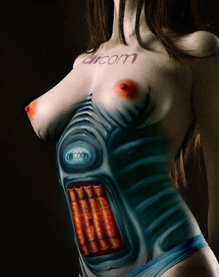 Woman Body Art Paintings