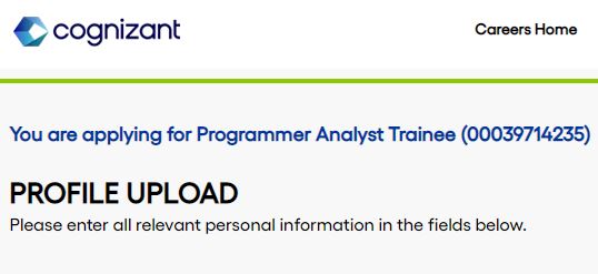 Cognizant Off Campus Drive 2022 | 2018, 2019, 2020 and 2022 Batch | Programmer Analyst Trainee Job