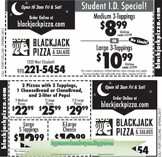 Free Printable Black Jack Pizza Coupons