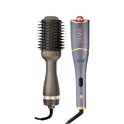 clara hair dryer & styler brush مجفف شعر وفرشاة للتصفيف من كلارا افضل استشوار للشعر الخفيف حرارته عالية