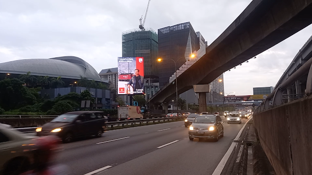 Switzerland Tourism KL Federal Highway Digital Billboard Advertising Malaysia Kuala Lumpur Digital Outdoor Advertising