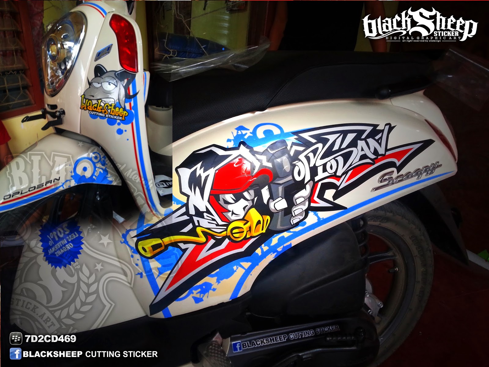 87 Gambar Modif Stiker Scoopy Kumpulan Modifikasi Motor Scoopy Terbaru