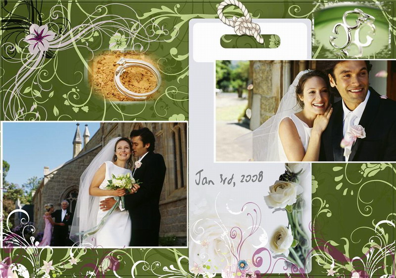 DIGITAL SCRAPBOOKING WEDDING