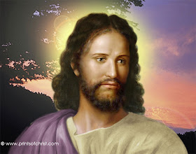 Jesus Face Painting Wallpaper