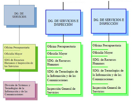 Competencias asignadas a la DG de Servicios de MTERD, MAPA y MPRRCCMC