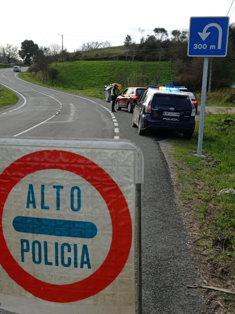 Denunciados seis madrileños en los controles policiales de A Toxa