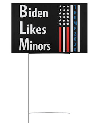 Biden likes minors yard sign