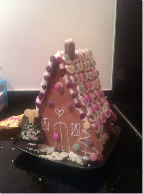 Pretty gingerbread house