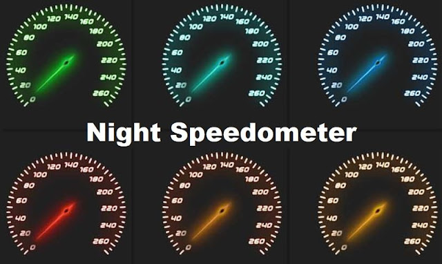 GTA San Andreas Speedometer Night Mod
