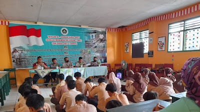 Cegah Kenakalan Remaja, Unit Binmas Polsek Kopo Polres Serang Binluh Ke Sekolah