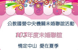 承辦公家機關未婚聯誼活動，中央機關未婚同仁聯誼活動，公教國營醫護未婚聯誼活動