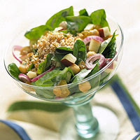 Middle Eastern Bulgur-Spinach Salad