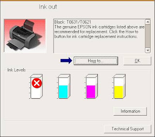 Ink Out error Epson Printer