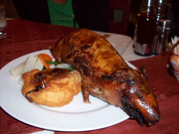 Fried Guinea Pig in Arequipa,