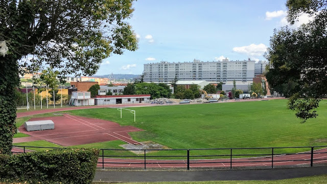 La ciudad deportiva San Vicente al comienzo de las obras