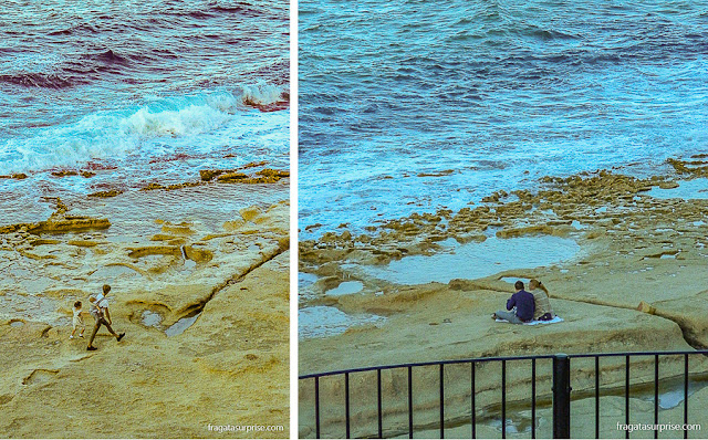 Malta: Orla de Sliema, no bairro de Torri