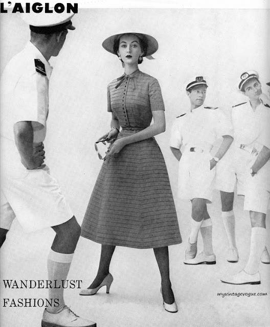 1950s L'aiglon dress advertisment Just Peachy, Darling