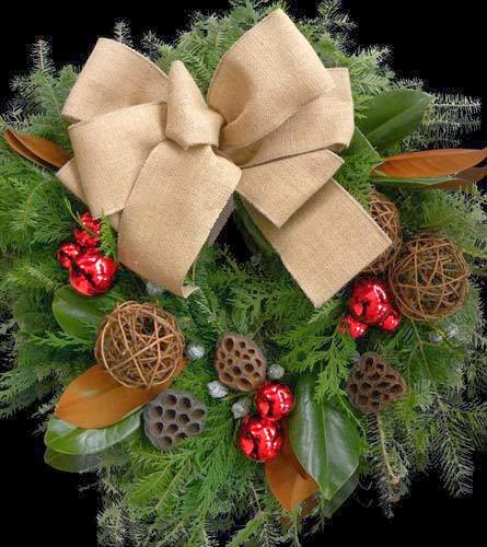 Organic Holiday Wreath