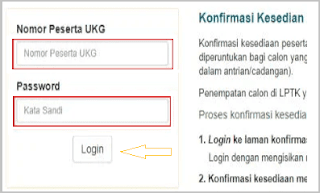  Cara konfirmasi cetak pakta integritas dan cetak form A Cara Konfirmasi, Cetak Pakta Integritas dan Cetak Form A1 Peserta PPG 2018