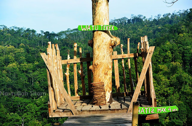 Inilah gardu pandang Watu Tekek, Kulon Progo