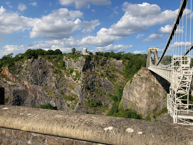 view from the clifton suspension bridge