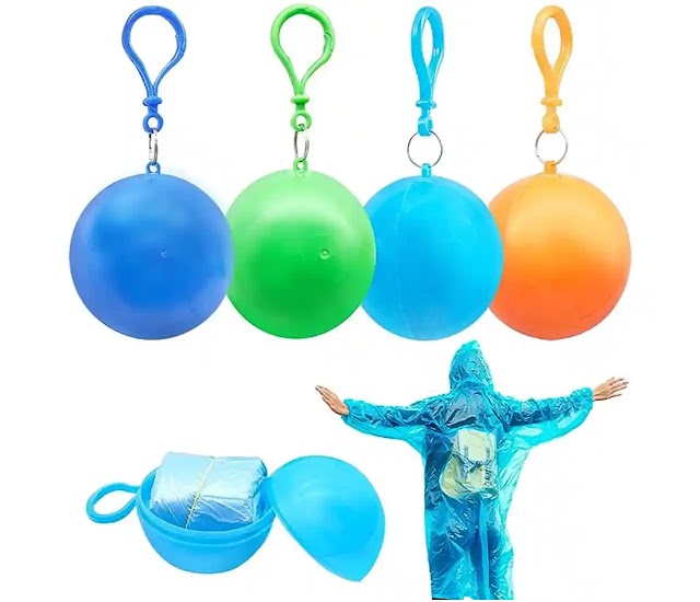 Disposable Emergency Ball Raincoat For Traveling and Outdoor Activities