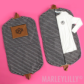 luggage, bag, travel, suitcase, wedding gift, marleylilly, monogram, black and white