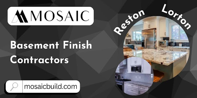 Basement Finish Contractors - Reston - Lorton - Mosaic Design Build