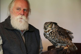 Great Horned Owl and friend