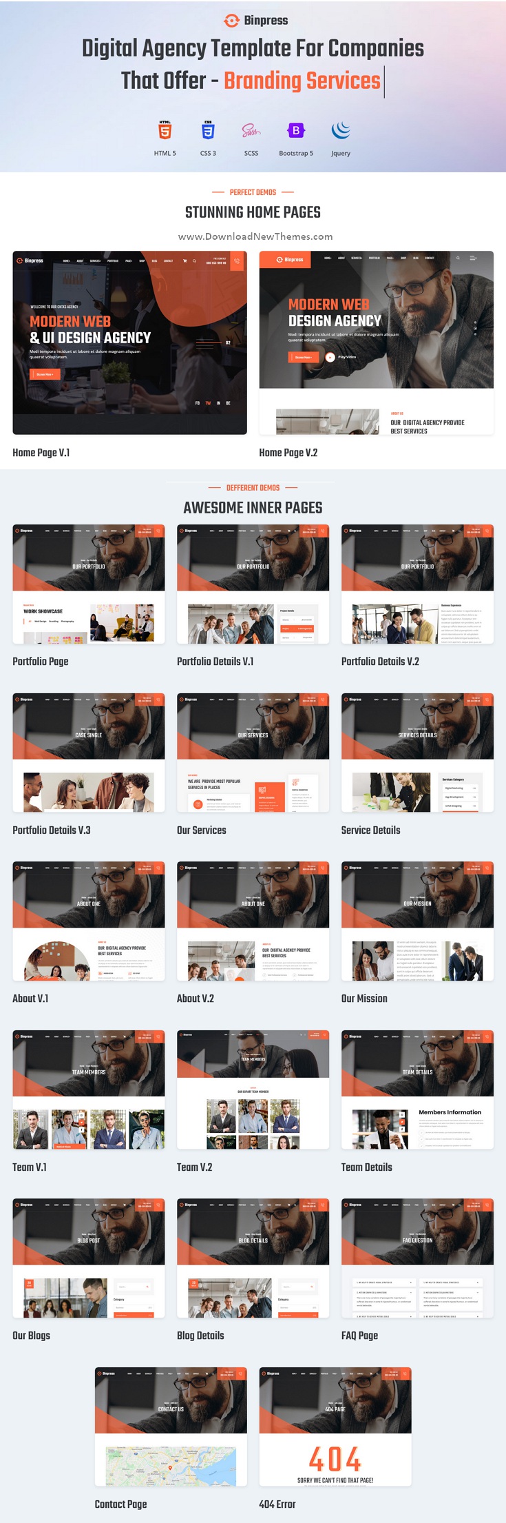 Download Digital Agency Bootstrap Template