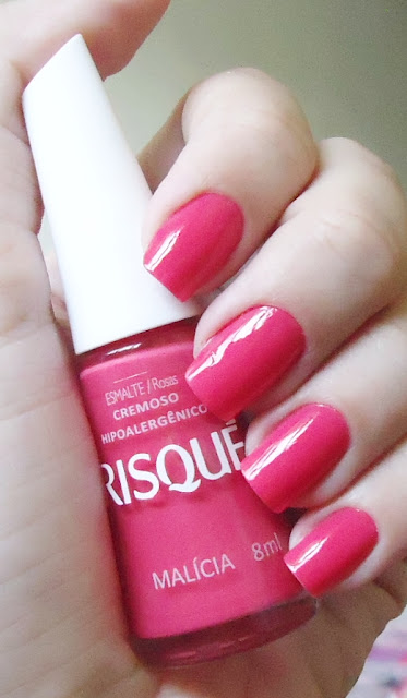 Esmalte Malícia - Risqué. Blog Tati Carvil