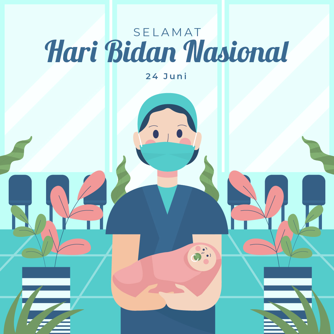 Gambar Ucapan Selamat Hari Bidan Nasional - 24 Juni