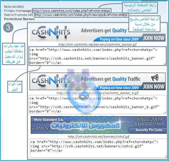 شرح سهل وبسيط لجني الاموال ب 8 طرف منوعة من موقع cashnhits