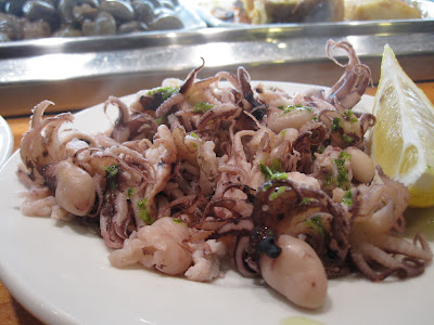 Barcelona, Cerveceria Baviera, squid