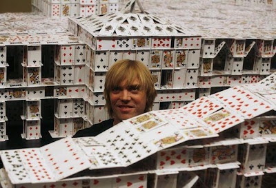 World's Tallest House of Cards