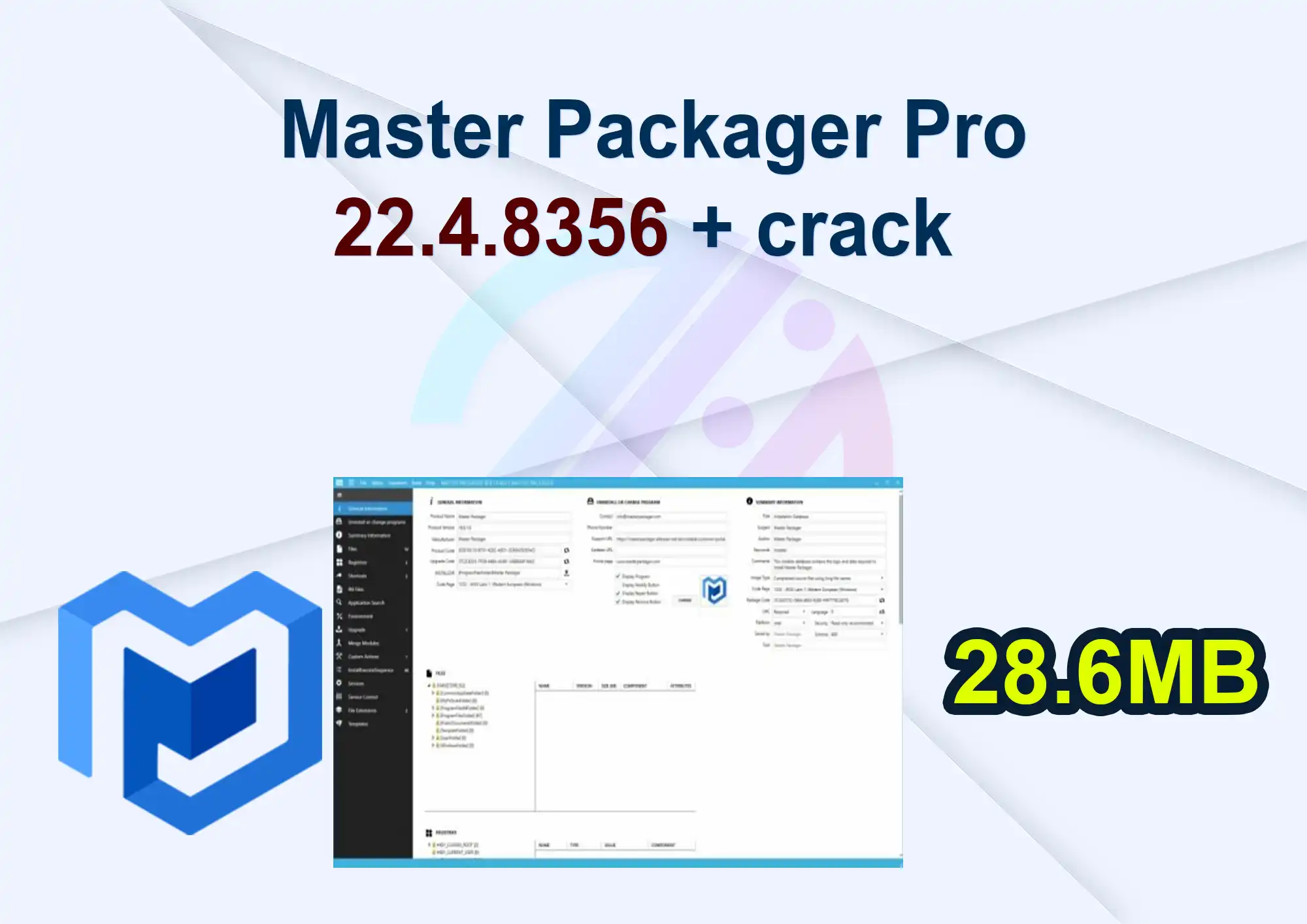 Master Packager Pro 22.4.8356 + crack 