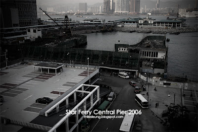 Demolition of Star Ferry Central Pier, Hong Kong, 2006