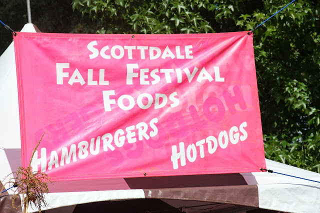 Scotdale Fall Festival Food banner