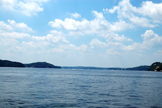 The view of the Lake of the Ozarks from Neptune 101, Atlantis Island